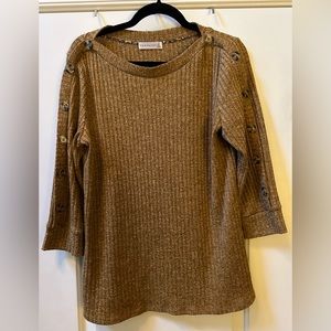 Women’s Retrology Golden Yelliw Sweater-SZ Large